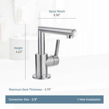 A large image of the Moen S43001 Moen-S43001-Lifestyle Specification View