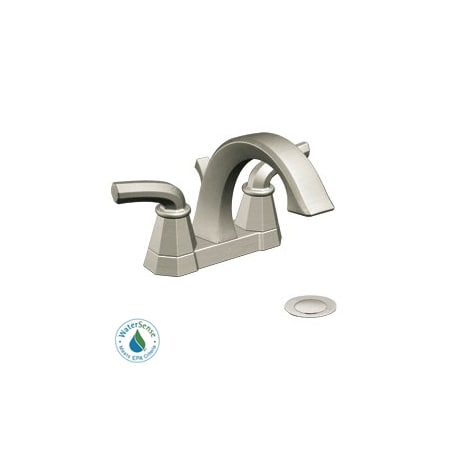 A large image of the Moen S442 Brushed Nickel