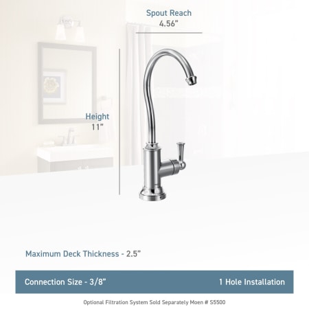 A large image of the Moen S5510 Alternate Image