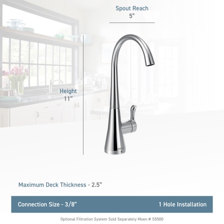 A large image of the Moen S5520 Moen-S5520-Lifestyle Specification View