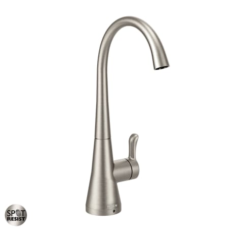 A large image of the Moen S5520 Spot Resist Stainless