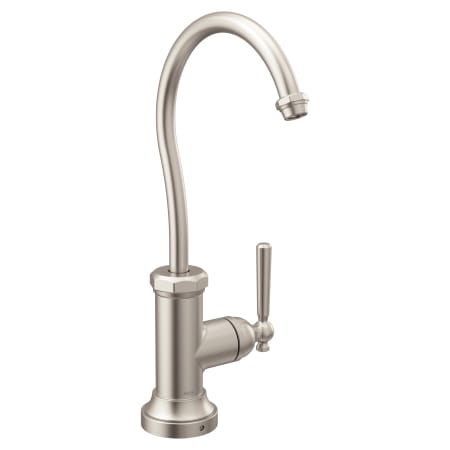 A large image of the Moen S5540 Spot Resist Stainless