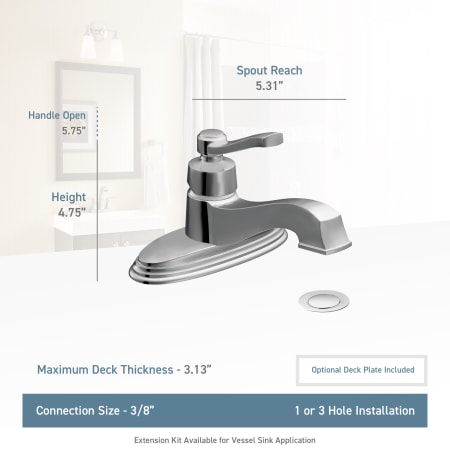 A large image of the Moen S6202 Moen-S6202-Lifestyle Specification View