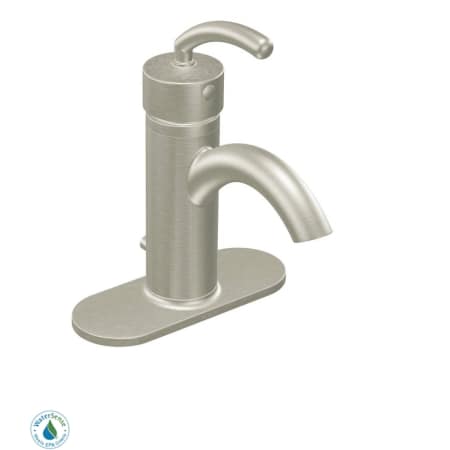 Moen S6500bb Brushed Bronze Single Handle Single Hole Bathroom