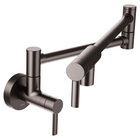 A large image of the Moen S665 Black Stainless Steel