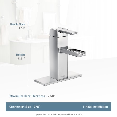 A large image of the Moen S6705 Moen-S6705-Lifestyle Specification View