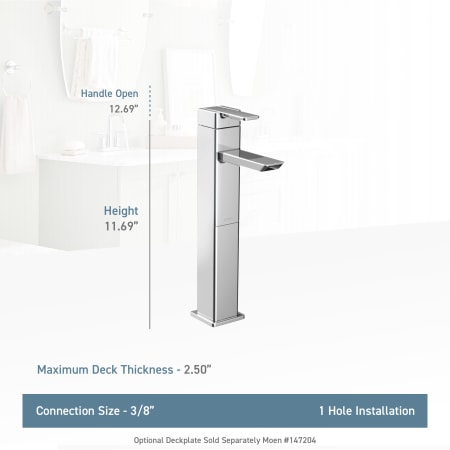 A large image of the Moen S6711 Moen-S6711-Lifestyle Specification View