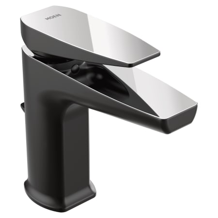 A large image of the Moen S8000 Matte Black / Chrome