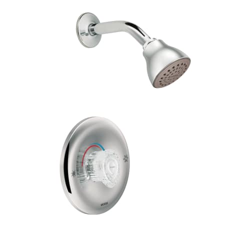 A large image of the Moen T182 Chrome
