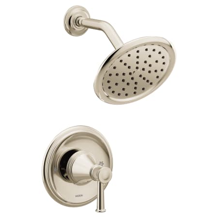 A large image of the Moen T2312EP Polished Nickel