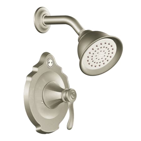 A large image of the Moen T2502 Brushed Nickel
