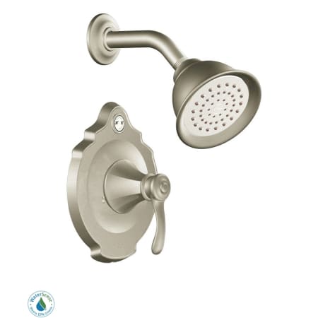 A large image of the Moen T2502EP Brushed Nickel