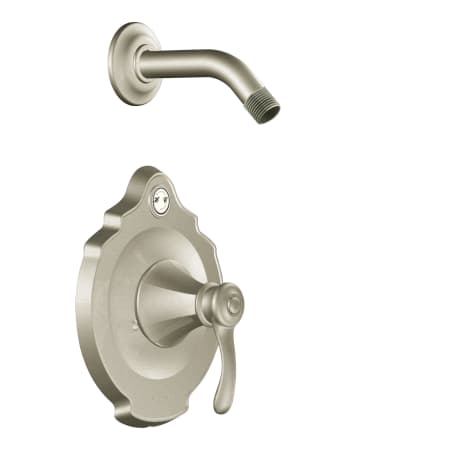 A large image of the Moen T2502NH Brushed Nickel