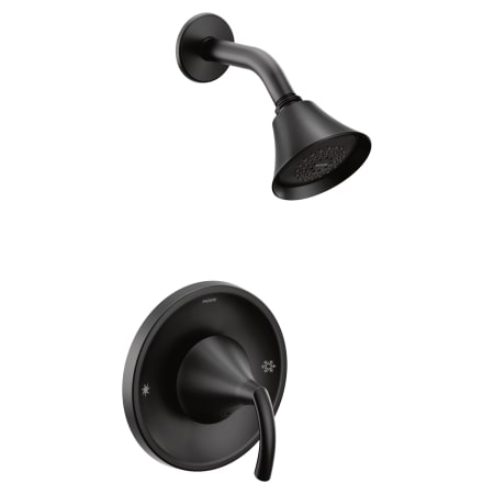 A large image of the Moen T2742 Matte Black