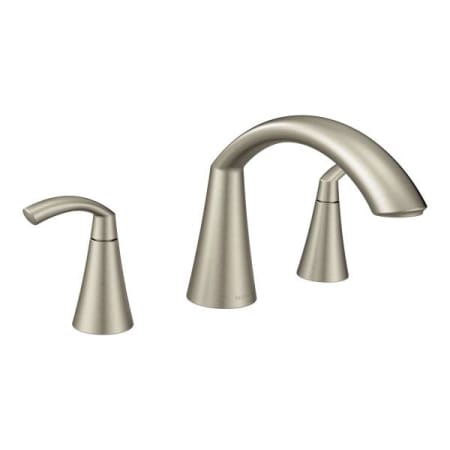 A large image of the Moen T373 Brushed Nickel