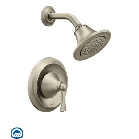 A large image of the Moen T4502 Brushed Nickel