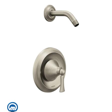 A large image of the Moen T4502NH Brushed Nickel
