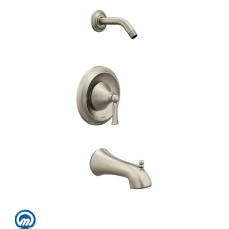 A large image of the Moen T4503NH Brushed Nickel