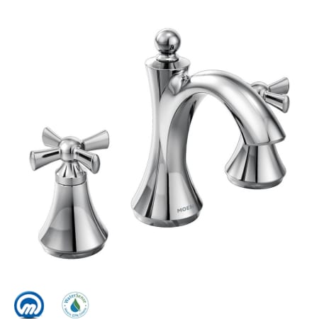 A large image of the Moen T4524 Chrome