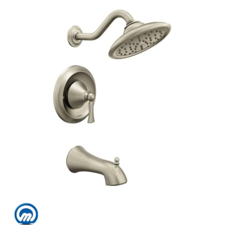 A large image of the Moen T5503 Brushed Nickel