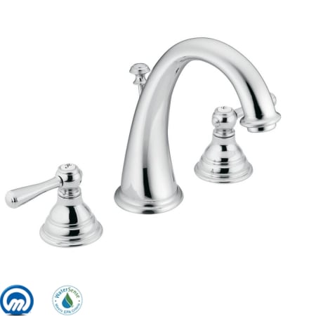 A large image of the Moen T6125-9000 Chrome