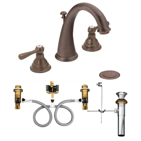 A large image of the Moen T6125-9000-2PKG Oil Rubbed Bronze