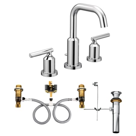 A large image of the Moen T6142-9000-2PKG Chrome