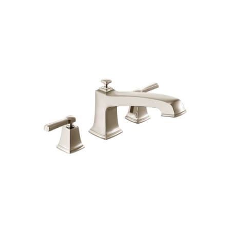 A large image of the Moen T623 Spot Resist Brushed Nickel
