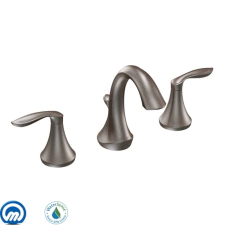 A large image of the Moen T6420-9000-2PKG Oil Rubbed Bronze