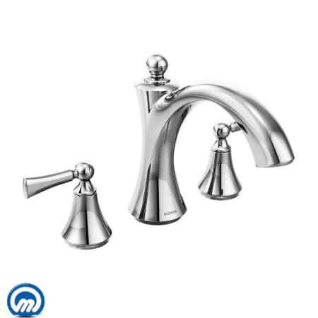 A large image of the Moen T653 Chrome