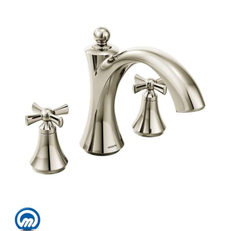 A large image of the Moen T657 Polished Nickel