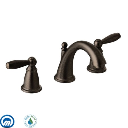A large image of the Moen T6620-9000-2PKG Oil Rubbed Bronze