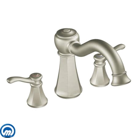 A large image of the Moen T932 Brushed Nickel
