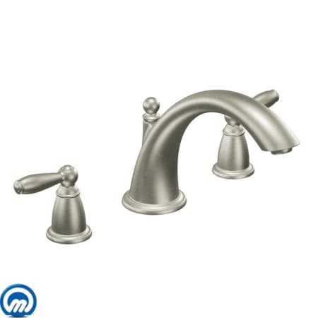 A large image of the Moen T933 Brushed Nickel