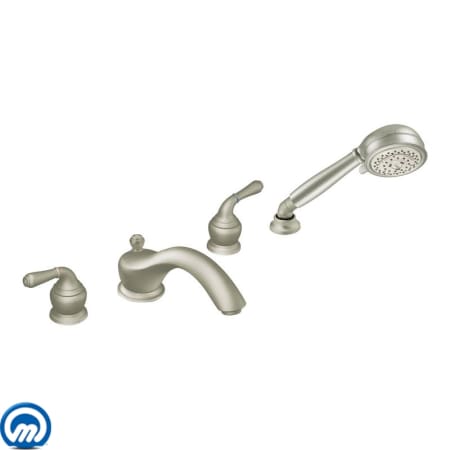 A large image of the Moen T953 Brushed Nickel