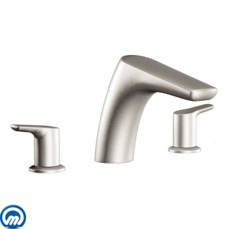 A large image of the Moen T986 Brushed Nickel