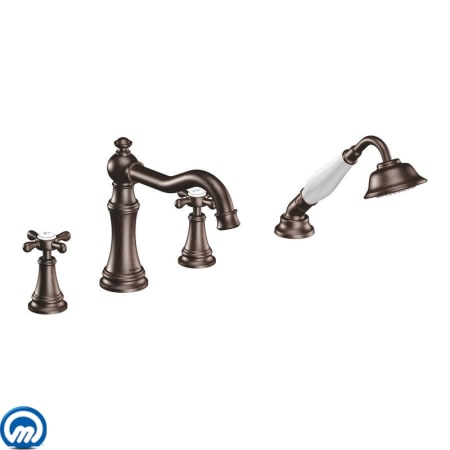 A large image of the Moen TS21102 Oil Rubbed Bronze