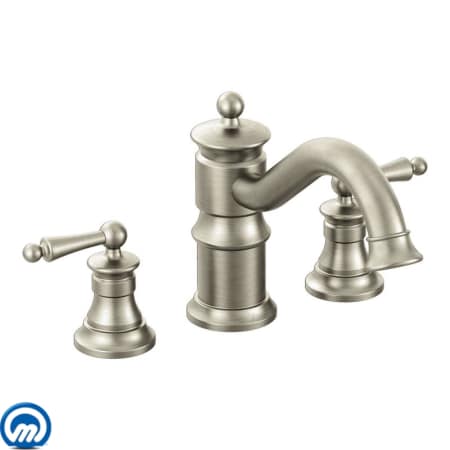 A large image of the Moen TS214 Brushed Nickel