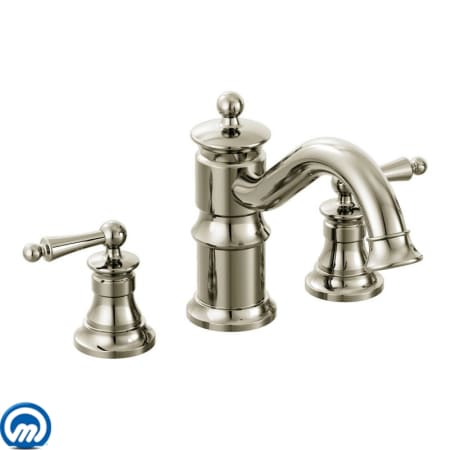 A large image of the Moen TS214 Nickel