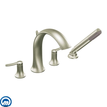 A large image of the Moen TS21704 Brushed Nickel