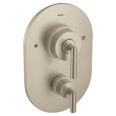 A large image of the Moen TS22000 Brushed Nickel