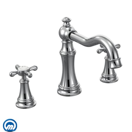 A large image of the Moen TS22101 Chrome