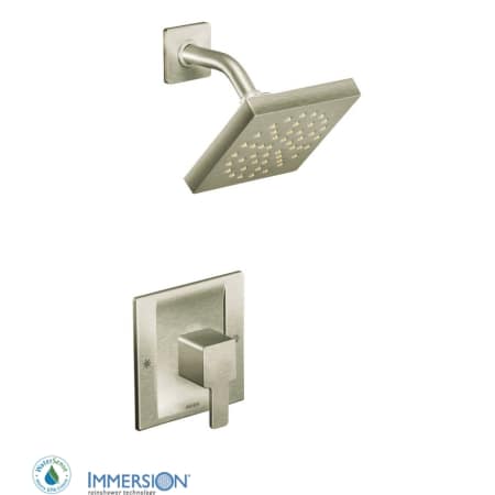 A large image of the Moen TS2712EP Brushed Nickel