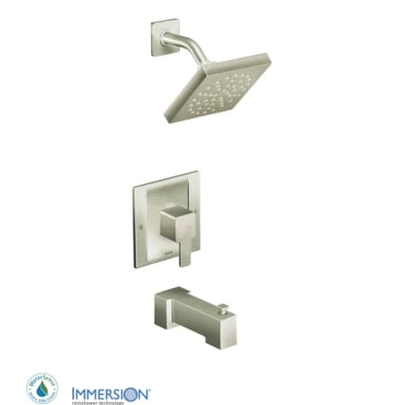 A large image of the Moen TS2713EP Brushed Nickel