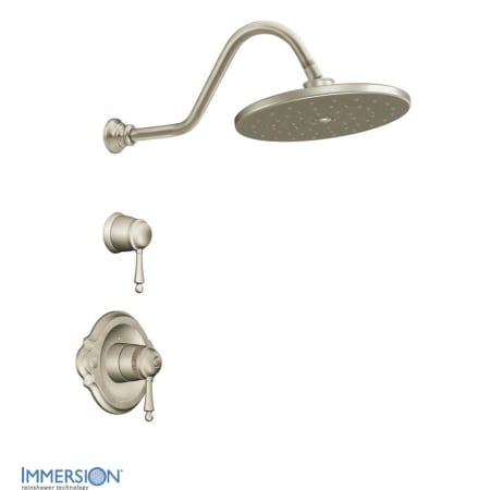 A large image of the Moen TS3112 Brushed Nickel