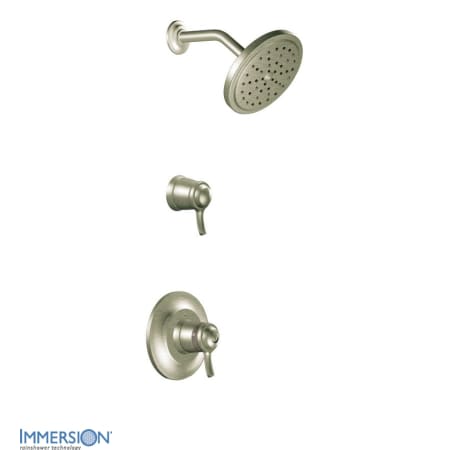 A large image of the Moen TS31712 Brushed Nickel