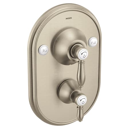 A large image of the Moen TS32100 Brushed Nickel