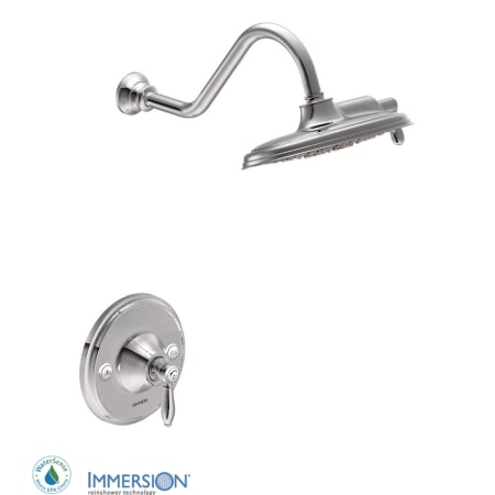 A large image of the Moen TS32102EP Chrome
