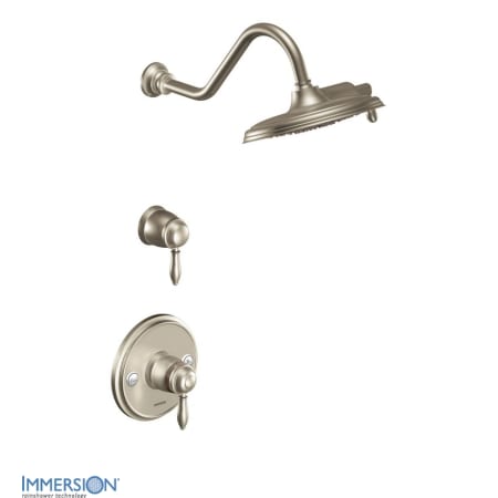 A large image of the Moen TS32112 Brushed Nickel