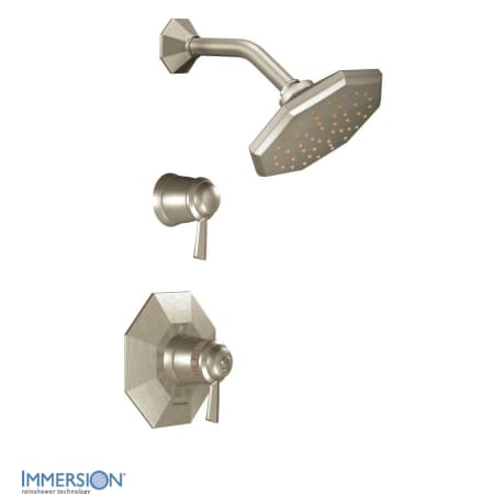 A large image of the Moen TS3412 Brushed Nickel